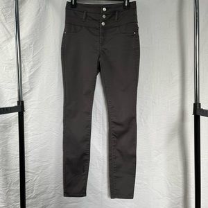 🧷 Refuge Dark Grey High Waisted Skinny Jeans size 4